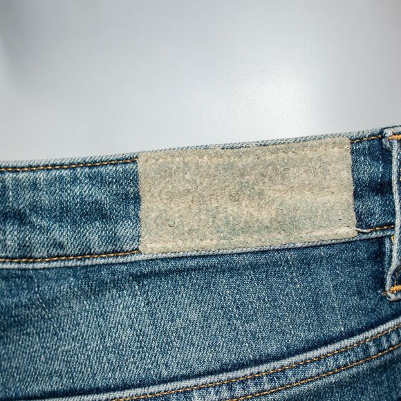 IRO JEANS Size 30 Skinny Denim Jeans Blue Raw Hem - Picture 10 of 10